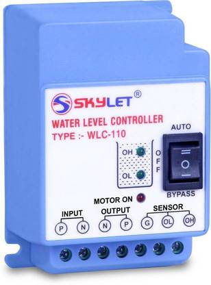 SKYLET SINGLE PHASE WATER LEVEL CONTROLLER WITH 20 METER (0.5*3 CORE) CABLE PACK OF 1 Wired Sensor Security System