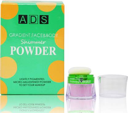 ads Gradient Face & Body Shimmer Powder, (A8667-06), 9.5g With Lilium Hand Cleanser