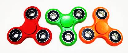 SIMPLEX Fidget Spinner Toy / Anti Stress Fidget Spinner/ Hand Fidget Spinner ( Pack of 3) ( Style No A.9)