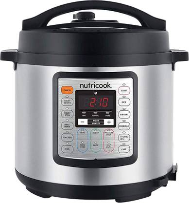 Nutricook EKO Rice Cooker, Food Steamer, Egg Roll Maker, Travel Cooker, Slow Cooker, Egg Cooker, Deep Fryer, Egg Boiler, Electric Pressure Cooker