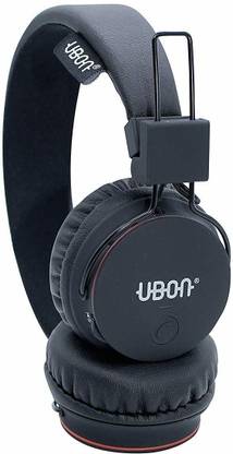 Ubon BT-5720 Rapstar Wireless 5.0 On Ear Headphone 10 Hrs Playtime with Mic/Aux/TF Card Slot Bluetooth