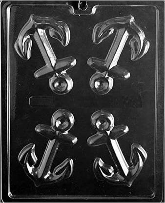 Grandmama's Goodies N068 Anchor Chocolate Candy Soap Mold with Exclusive Molding Instructions