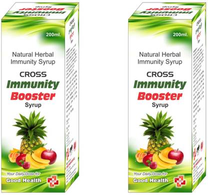 CROSS IMMUNITY BOOSTER SYRUP ( Pack of 2 pcs of 200 ml.)