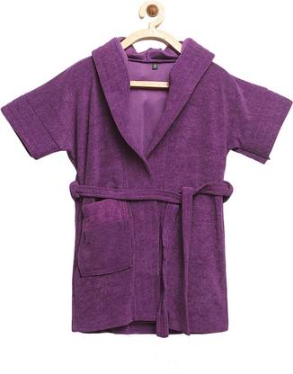 ELEVANTO Purple XXL Bath Robe