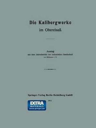 Die Kalibergwerke im Oberelsass