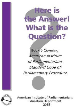 Here is the Answer! What is the Question?