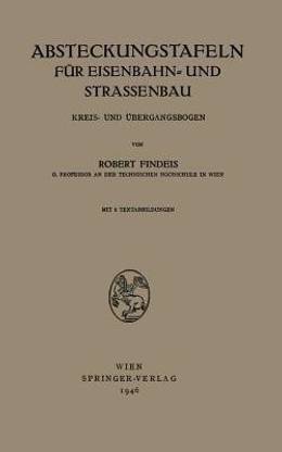 Absteckungstafeln fuer Eisenbahn- und Strassenbau