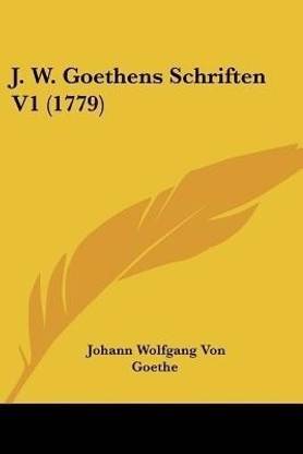 J. W. Goethens Schriften V1 (1779)