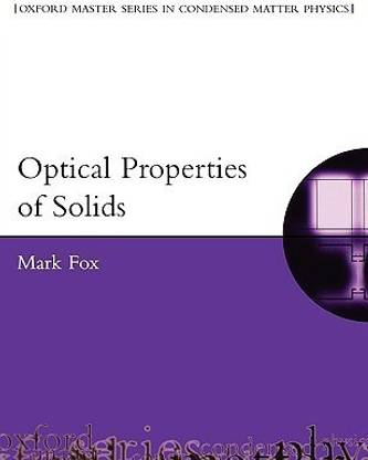 Optical Properties of Solids