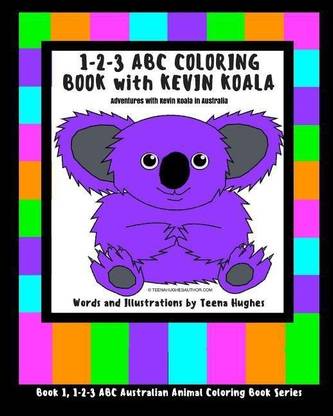 1-2-3 ABC Coloring Book with Kevin Koala