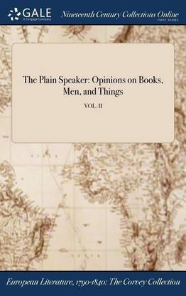 The Plain Speaker
