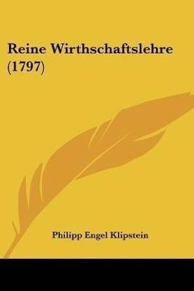 Reine Wirthschaftslehre (1797)