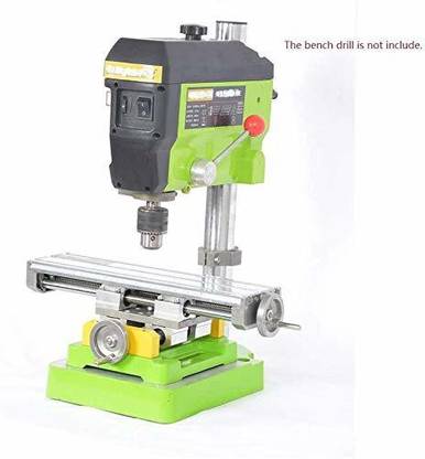 Homdum Slide Drilling JIG Worktable mini compound bench vise Working Cross Table Milling used with Stand Drill Machine for Diy Miniature Work Aluminium Alloy Vise Silver and Green Slide Drilling JIG Worktable mini compound bench vise Working Cross Table Milling used with Stand Drill Machine for Diy Miniature Work Aluminium Alloy Vise Silver and Green