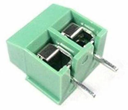 Ihc 50pcs Pbt Connector 2 Pin Terminal Block(green) Educational Electronic Hobby Kit