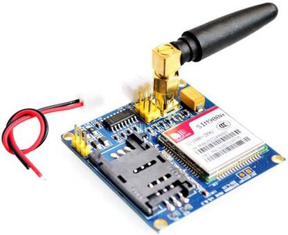 KitsGuru SIM900A GSM Modem With SMA Antenna (GSM Module) Micro Controller Board Electronic Hobby Kit