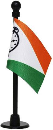 FlagSource Nationalist Congress Party (NCP) Rectangle Car Dashboard Flag