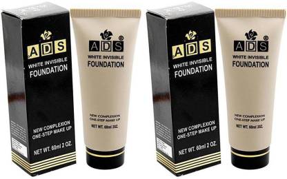 ads White invisible foundation (white 60ml each) Foundation