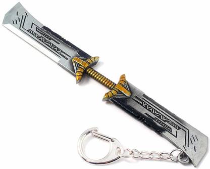 TOY JUNCTION MARVEL AVENGERS ENDGAME Thanos Sword Keychain,THANOS Double Sword Key RING, COLLECTIBLE GREAT FOR BIRTHDAY GIFT , FRIENDSHIP GIFT, VALENTINE GIFT Key Chain