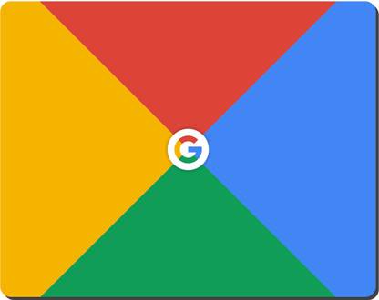 Ryca Google Logo 3D Design High Resolution Perfect for Desktop & Laptop Work Mousepad