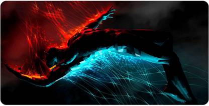 NOCKOUT Designer Large Mouse Pad for Laptop/Computer/Mouse/Keyboard (Size: 60 X 30 Cm)(LMP_4030K)Mousepad Non Slip Base Mousepad