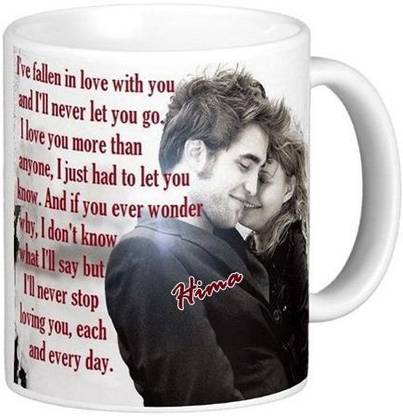 Exocticaa Romantic Gift for Hima Quotes 88 Ceramic Coffee Mug