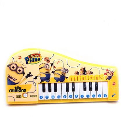 MON N MOL Very Beautiful and Small Size Battery Operated Musical Piano for Small Kids Minion