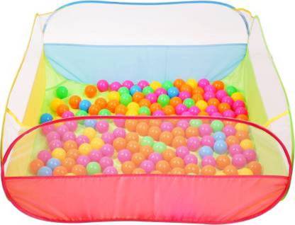 Playhud Fun Ball Pool for Toddlers With 50 Balls Inflatable