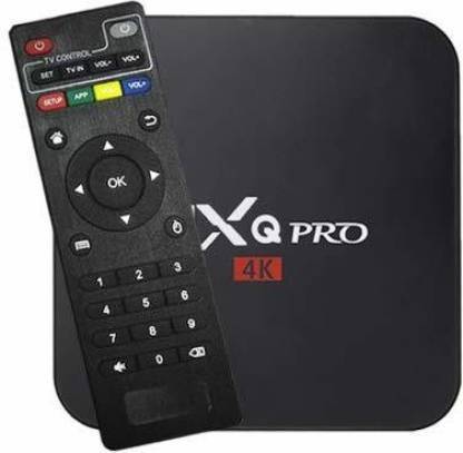 Vm electronics Android TV Box,Android 7.1 TV Box 2GB/16GB 4K Ultra HD Smart Streaming Media Player Smart Box Amlogic S905W Quad core 64 Bits Smart 4K TV Box with WiFi Media Streaming Device (Black) Media Streaming Device