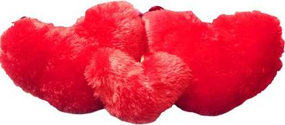 KM Heart Cushion Two Big One Small  - 25 cm