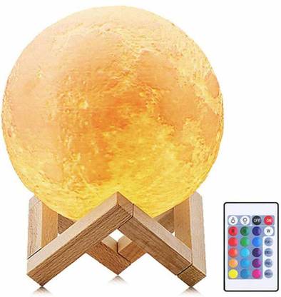 HOPZ 16 Color Changing 3D Moon Night Lamp