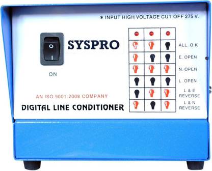 Syspro Computer Shield Voltage Stabilizer ( Digital Line Conditioner ) Voltage Stabilizer