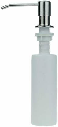 amiciCare Kitchen Soap Dispenser Top Refill Built-in Countertop S.S Steel Dispenser Pump with 360 Degree Rotating Head 300 ml Soap, Sanitizer Stand, Lotion, Shampoo Dispenser