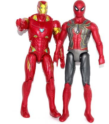 WOW toys Big Size Avengers End Game Super Hero's - Spider Man and Iron Man