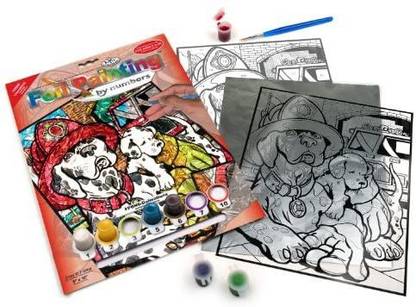 Royal & Langnickel Foil by Numbers Painting Kit, Dalmatians