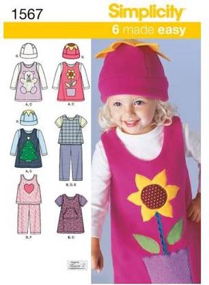 SCP 1567 Toddlers' Separates, A (1/2-1-2-3-4)