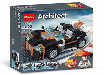 Icw DECOOL 36 IN 1 3122 256pcs Creative Amazing Technic of Blocks Bricks Set