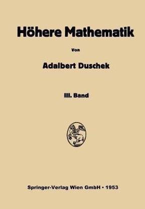 Vorlesungen UEber Hoehere Mathematik
