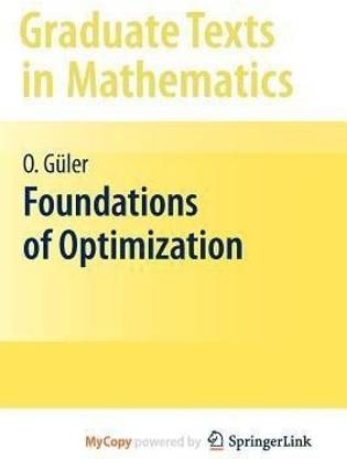 Foundations of Optimization