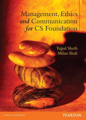 Management, Ethics and Communication for CS Foundation
