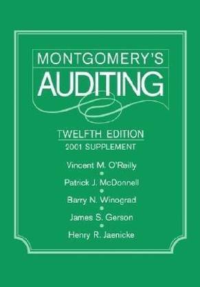 Montgomery's Auditing: Cumulative Supplement
