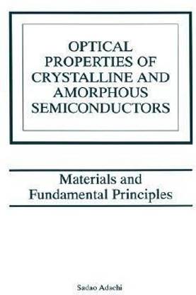 Optical Properties of Crystalline and Amorphous Semiconductors