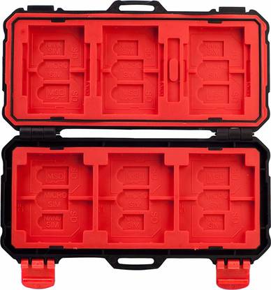 Hiffin KH15 Water-Resistant XQD/CF/TF/MSD/SD/Micro SIM/Nano Memory Card Holder 30 Card Holder