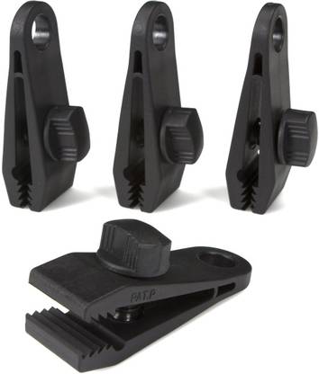 GAZE Heavy Duty Tarp Clips Clamps Great for Camping Canopies Tents Canvas (Pack of 4) Nylon Cloth Clips