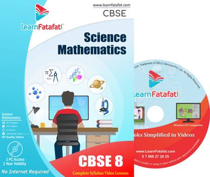 LearnFatafat CBSE Class 8 Science Maths Video Course