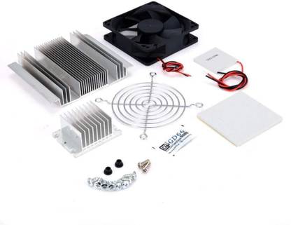 Technical hut DC 12V Thermoelectric Peltier Refrigeration Cooling System Semiconductor Air Conditioner Cooler DIY Kit Electronic Components Electronic Hobby Kit