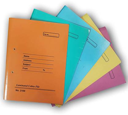 Kopila Cardboard A4 Cobra Spring File For Office records And Important Documents Binding File