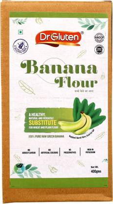 Dr. Gluten Raw Banana Flour for Kids & Adults Gluten Free,