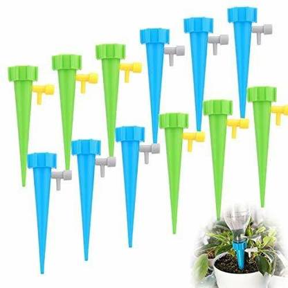 Techpugg Automatic Self Plant Watering Device, inner diameter is 1.1 inch, 12 Pieces Garden Tool Kit
