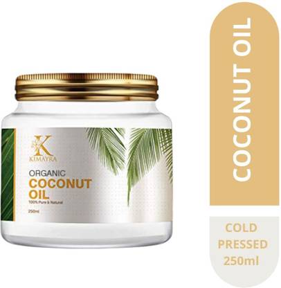 KIMAYRA World 100% Pure Organic Cold Pressed Coconut Oil for Skin,  Hair Oil