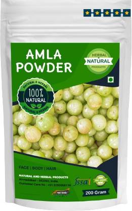 NATURAL AND HERBAL PRODUCTS Organic Amla Indian Gooseberry Dry Powder For Skin Care